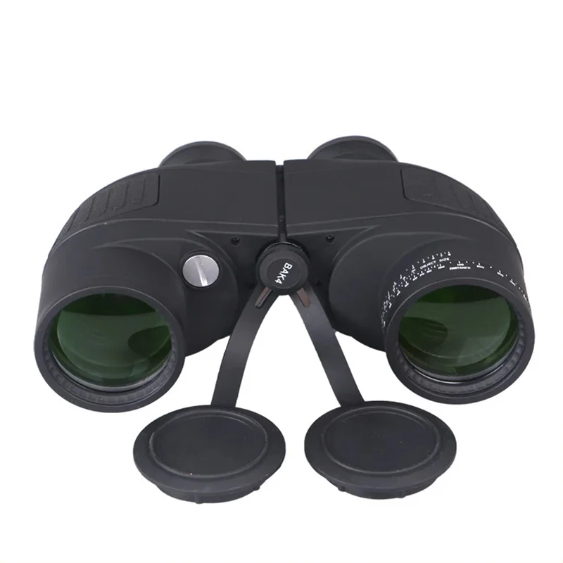 Binoculars 10x50 Telescope Rangefinder Professional Waterproof BAk4 Prism Powerful High Power Telescope Boating Bird Watching