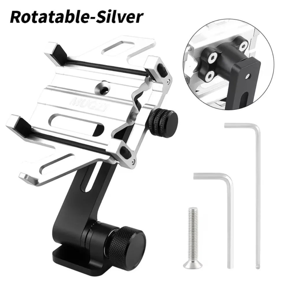 

Headset Top Cap 360° Rotatable Bike Phone Holder Adjustable Stable Bicycle Mobile Phone Stand CNC Innovative for 4.5-7.0" Phone