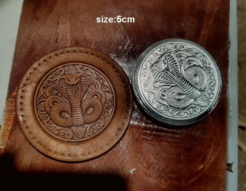 Snake Maidush Pattern Hand-wor - Leatherwork Flowers ulasan dan harga