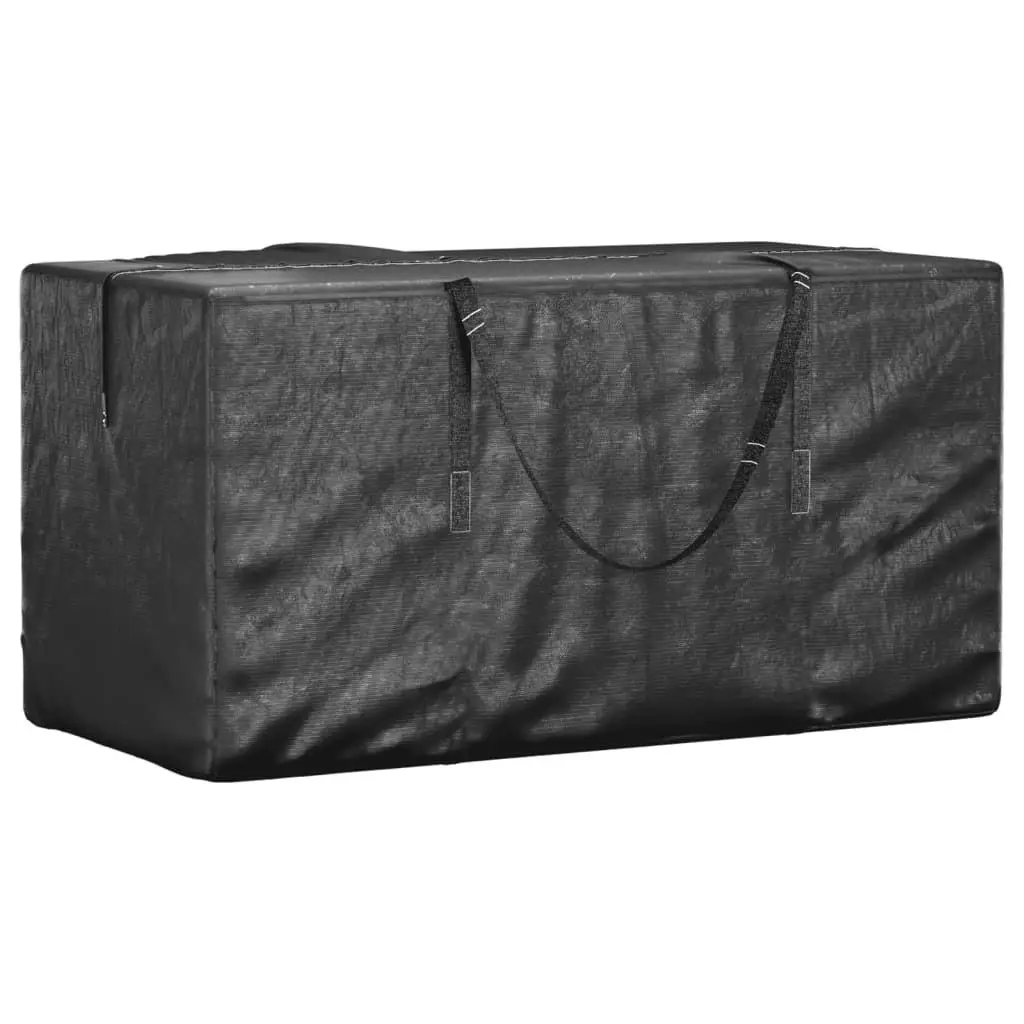 Durable Christmas Tree Storage Bag - Black 150x75x75 cm - Weatherproof Polyethylene