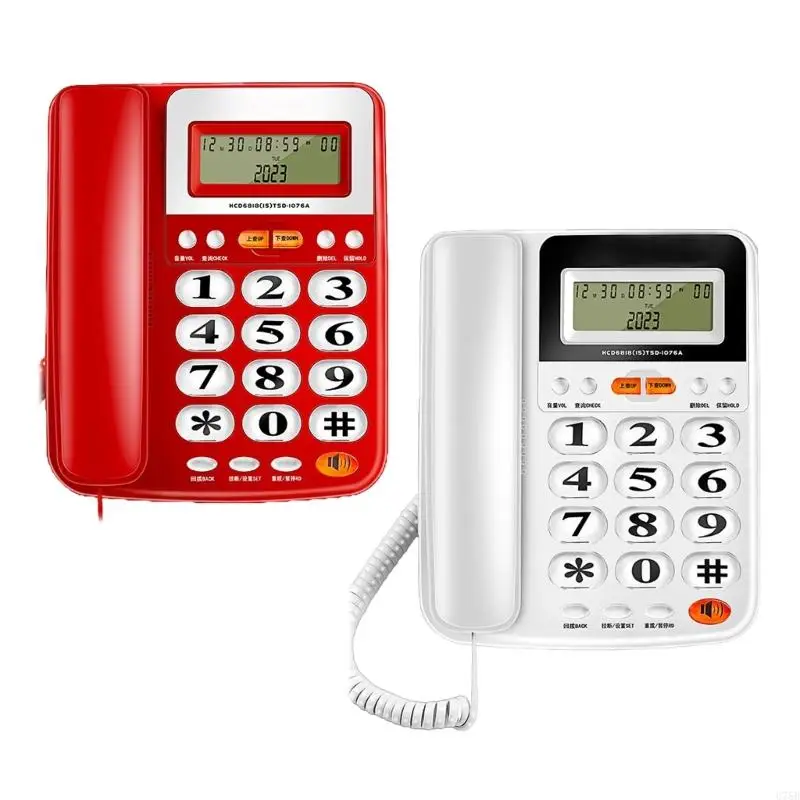 Telefone U75B LED LED Display Phone Phone Foldline Linear com exibição chamadas recebidas para hotéis empresas