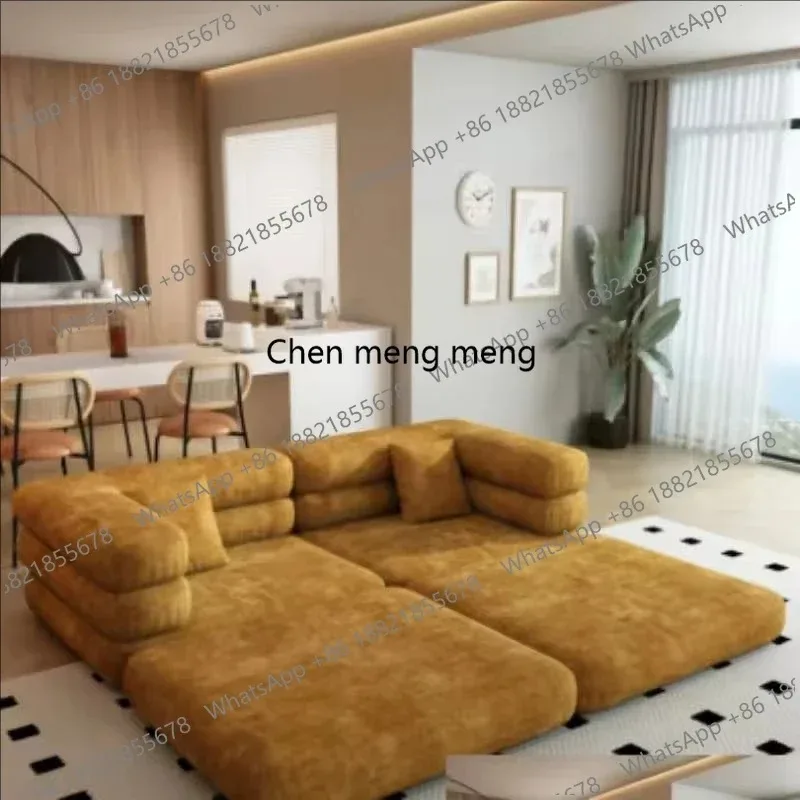 

Extendeble Living Room Compressed Sofa Luxury Apartment Convertible Armchairs Compressed Sofa Elegant Comfortable Bank Furniture