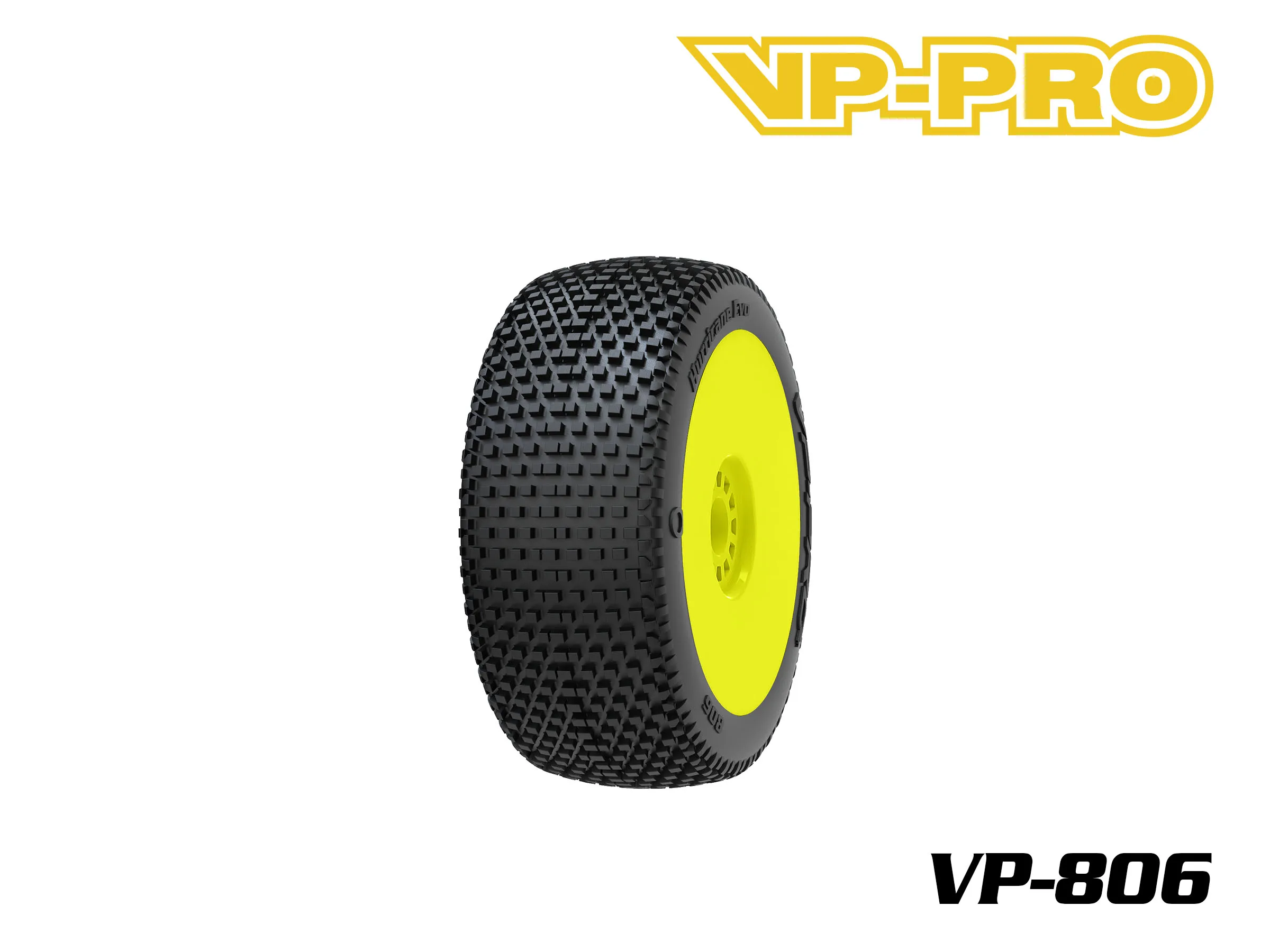 

High Quality VP PRO VP 806G Hurricane Evo 1/8 RC Buggy Tire 17mm Nut Racing Tire Sponge High Grip ARRMA Xray Hsp Kyosho