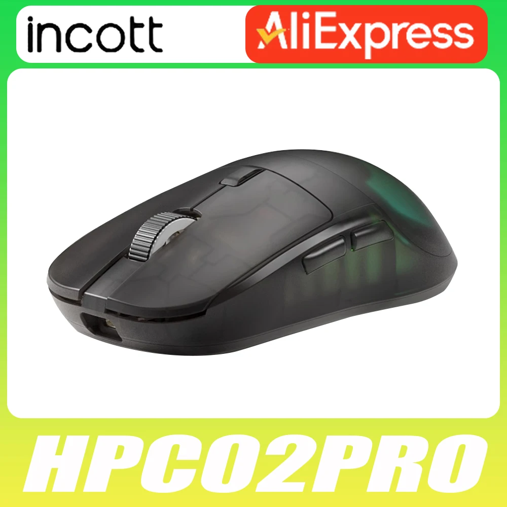 

Ironcat Hpc02 Pro Wireless Mouse Dual Mode Paw3395 Hot-Swap Customized Gaming Mouse RGB Silencing Ergonomics Pc Gamer Office