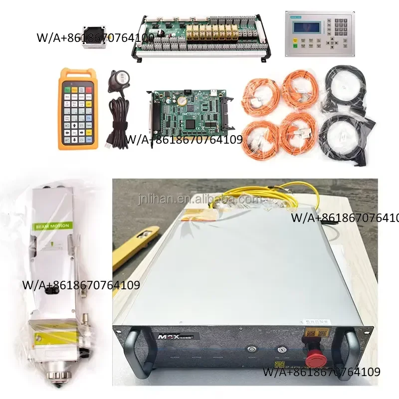 2026 MAX 1000W 1500W 2000W 3000W Fiber Cutting Head Power Supply Source Kit FSCUT 2000C or FSCUT 2000C Control