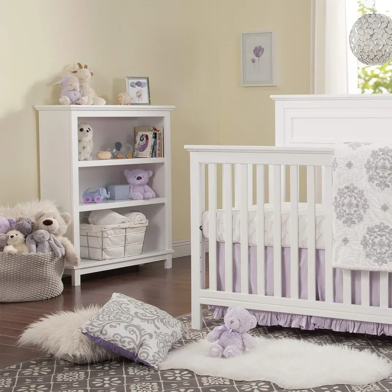 Estantería de escritorio para niños, Hutch en blanco, otoño