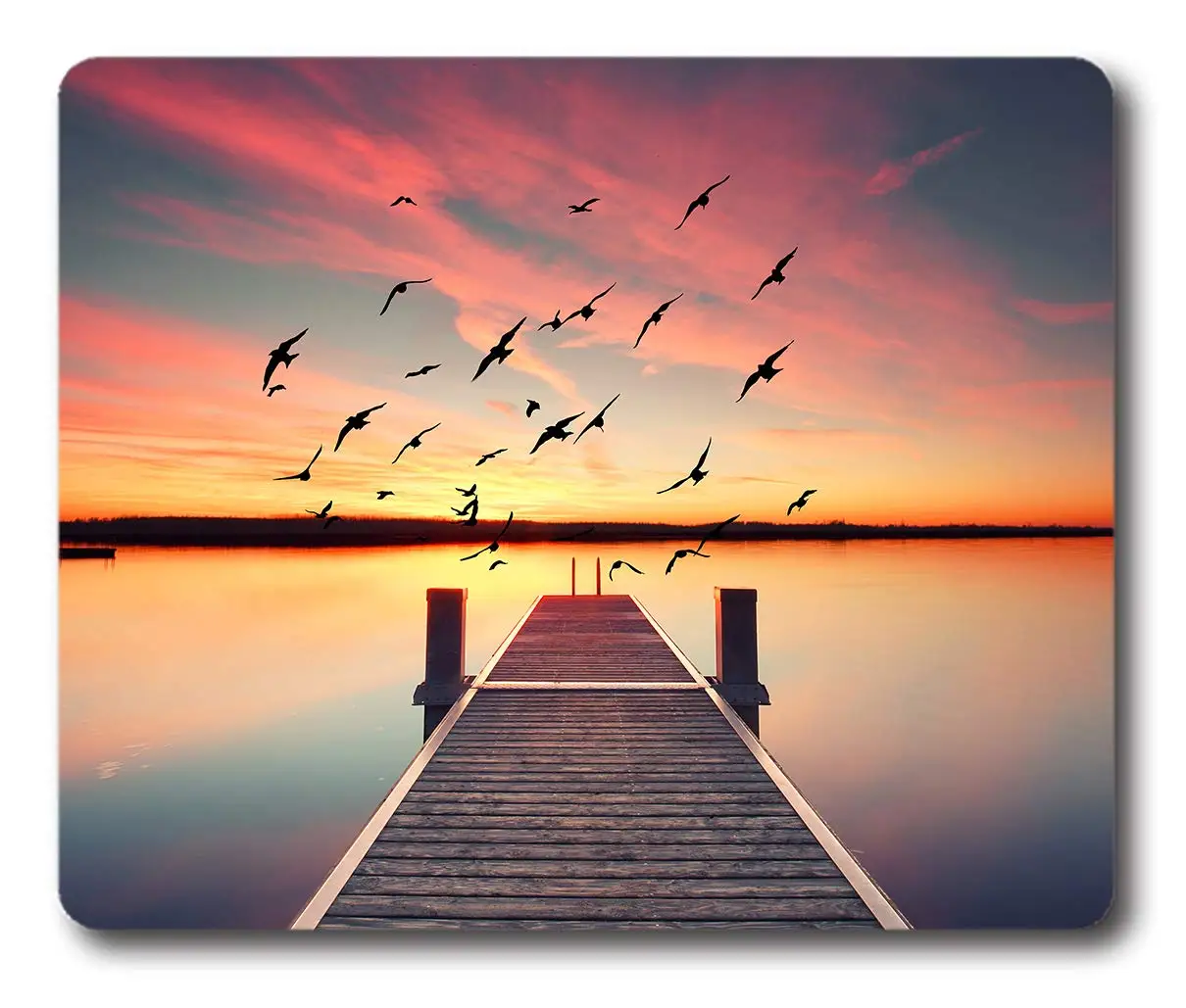 High Quality Beautiful Scenery Printing Gaming Mousepad Gamer Mouse Mat Keyboard Mats Desk Pad Mousepads 22x18cm For Computer