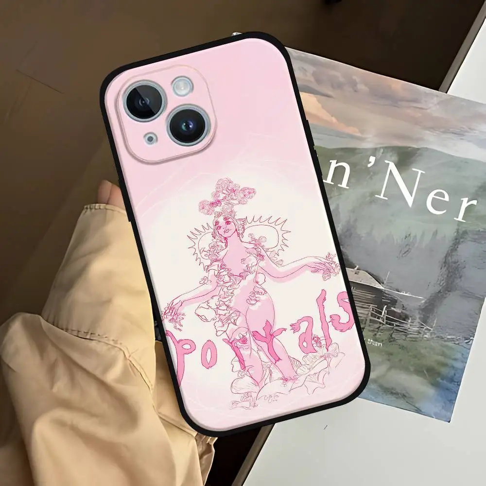 حافظة هاتف Singer Melanie Martinez P-Portals ناعمة من مادة TPU صديقة للبشرة لهاتف IPhone 17/16/15/14/13/12/11 Series: PRO، MAX، PLUS، Mini