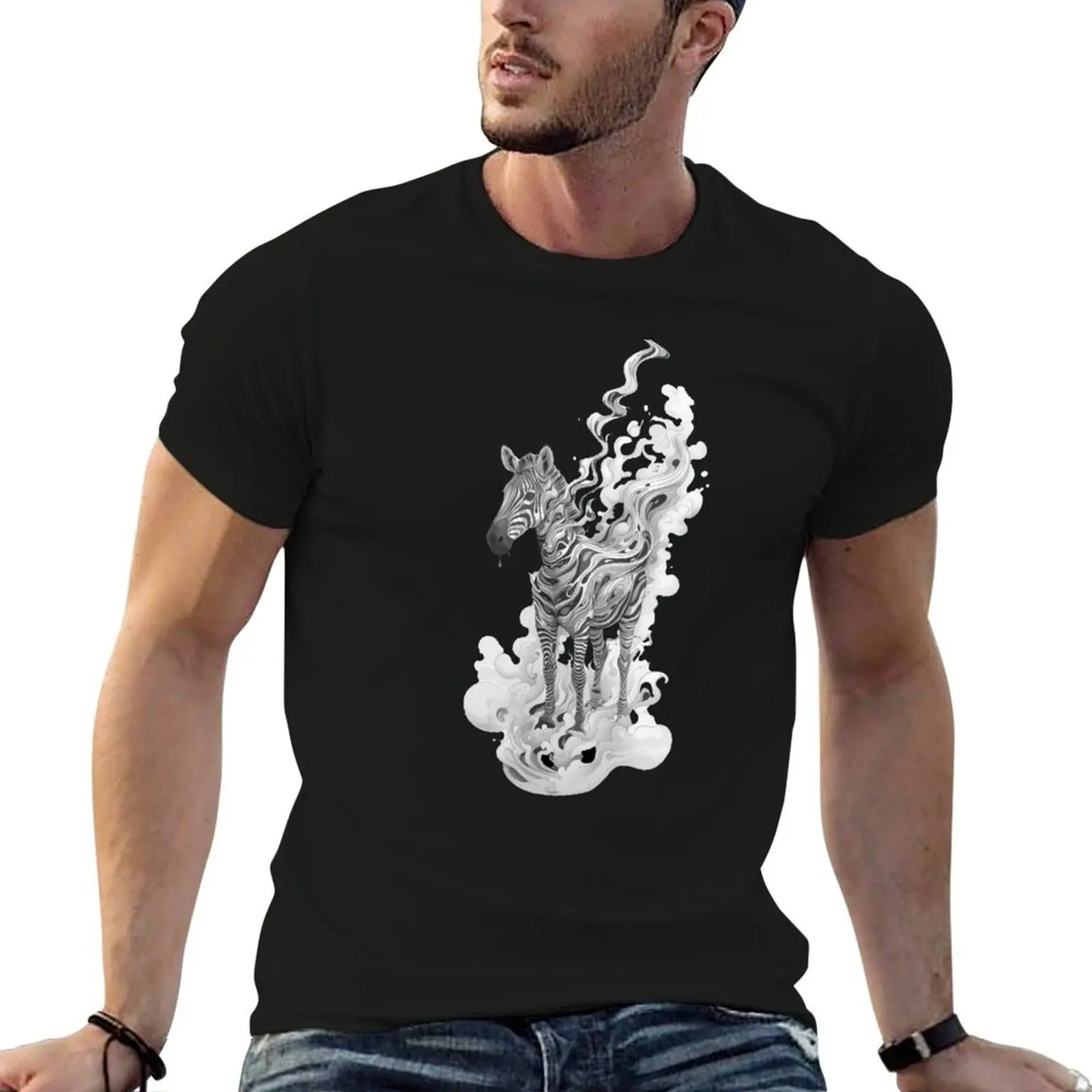 

Fade in to the Waves T-Shirt cotton t shirts man 100% man tshirt T-Shirt