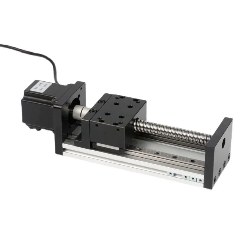 GX80 precision ball screw double track linear guide slide table electric numerical control module table motor