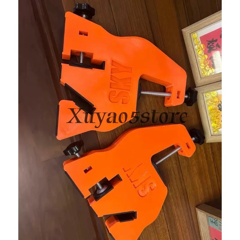Ski Snowboard Tune Holder Vise Clamp PETG Material 1 Pair for Waxing Edging