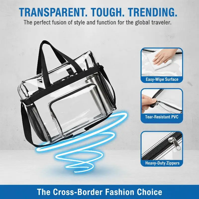 1 PCS Mini Transparent Jewelry Storage Bag Capacity Travel Organizer Ring Earring Necklace Small Trinket Portable Display Holder