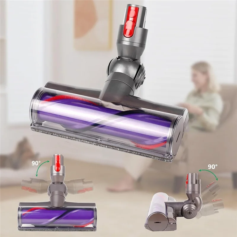 BAAO-Quick-Release เปลี่ยนหัวทําความสะอาดและชุดแปรงลูกกลิ้งสําหรับ Dyson V8,V10,V11,V15,SV10,SV12,SV14 สูญญากาศสิ่งที่แนบมา