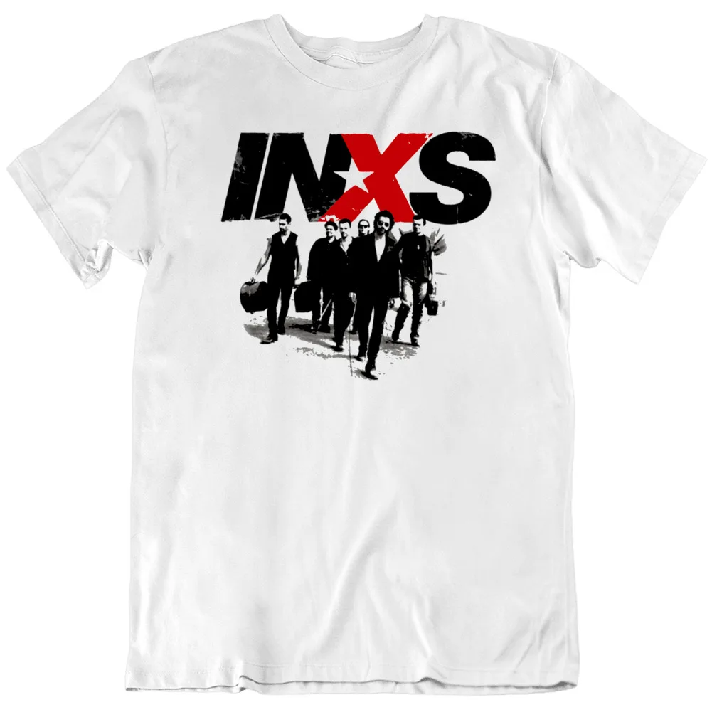 

Хлопковая футболка с коротким рукавом INX S M usic Band All Size S M L 234XL EE918