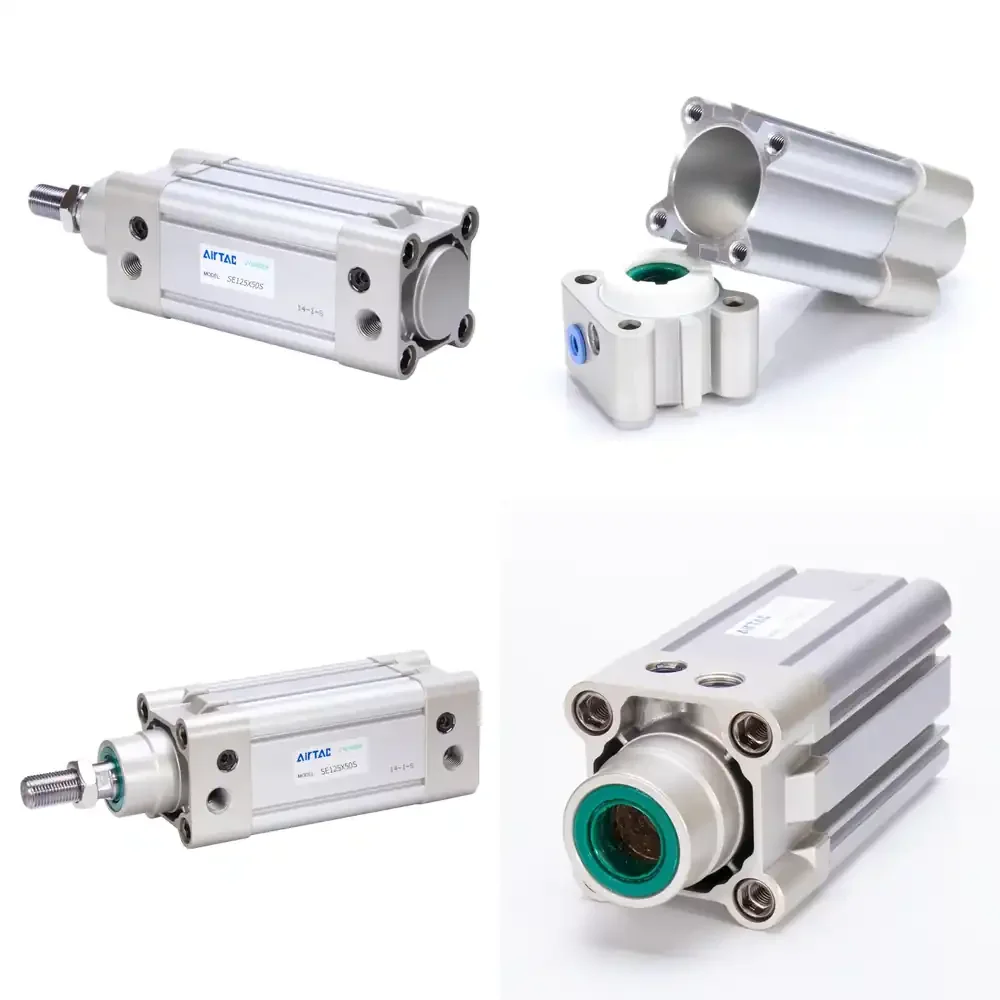 

AIRTAC Cylinder Original Genuine SE125X25X50X75X100X125X150X175X200 Standard Cylinder Aluminum Alloy Material Cylinder