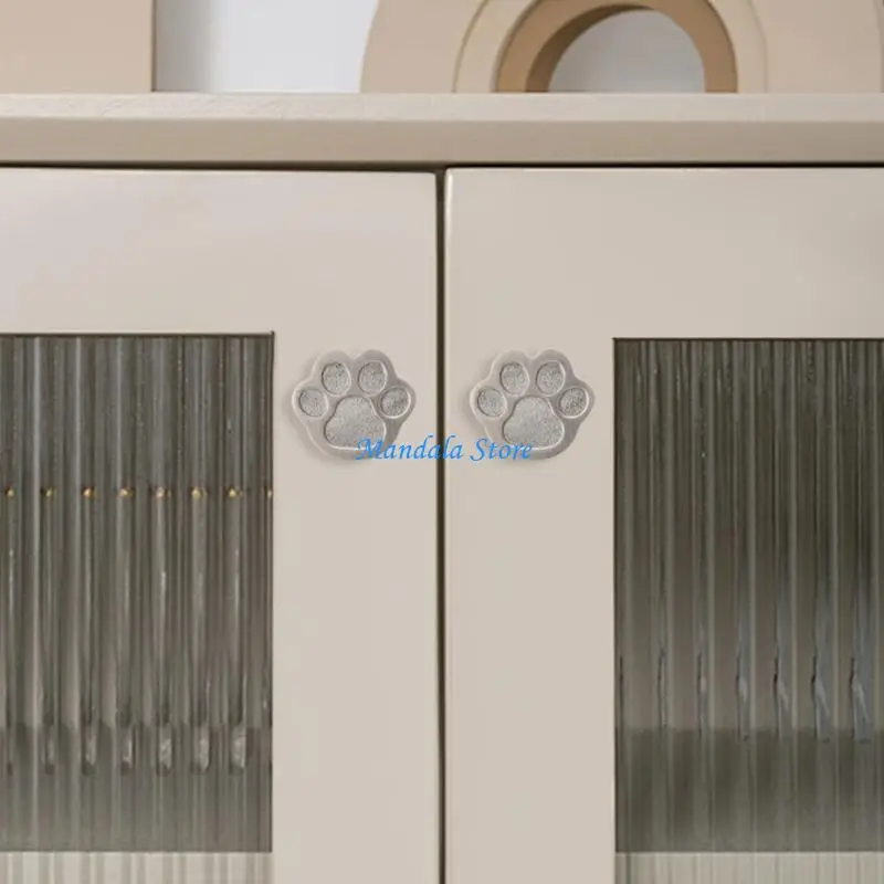 U2JC Dresser Drawer Knob for Kids Room Furniture, Animal Cabinet Pull with Rear Threaded Mount for Simple Change