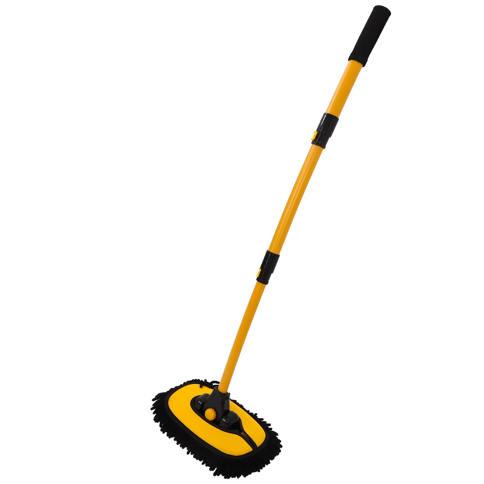 

Щетка для мойки автомобиля с длинной ручкой, сменная насадка из шенилла, не царапает, для чистки салона и экстерьера автомобиля, мотоцикла, пылесос для удаления пыли