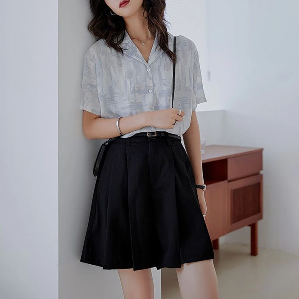 XS-5XL Summer New Unisex Solid Color Shorts American Retro Fashion Trend High Street Casual Loose Simple Gender-neutral Bottoms
