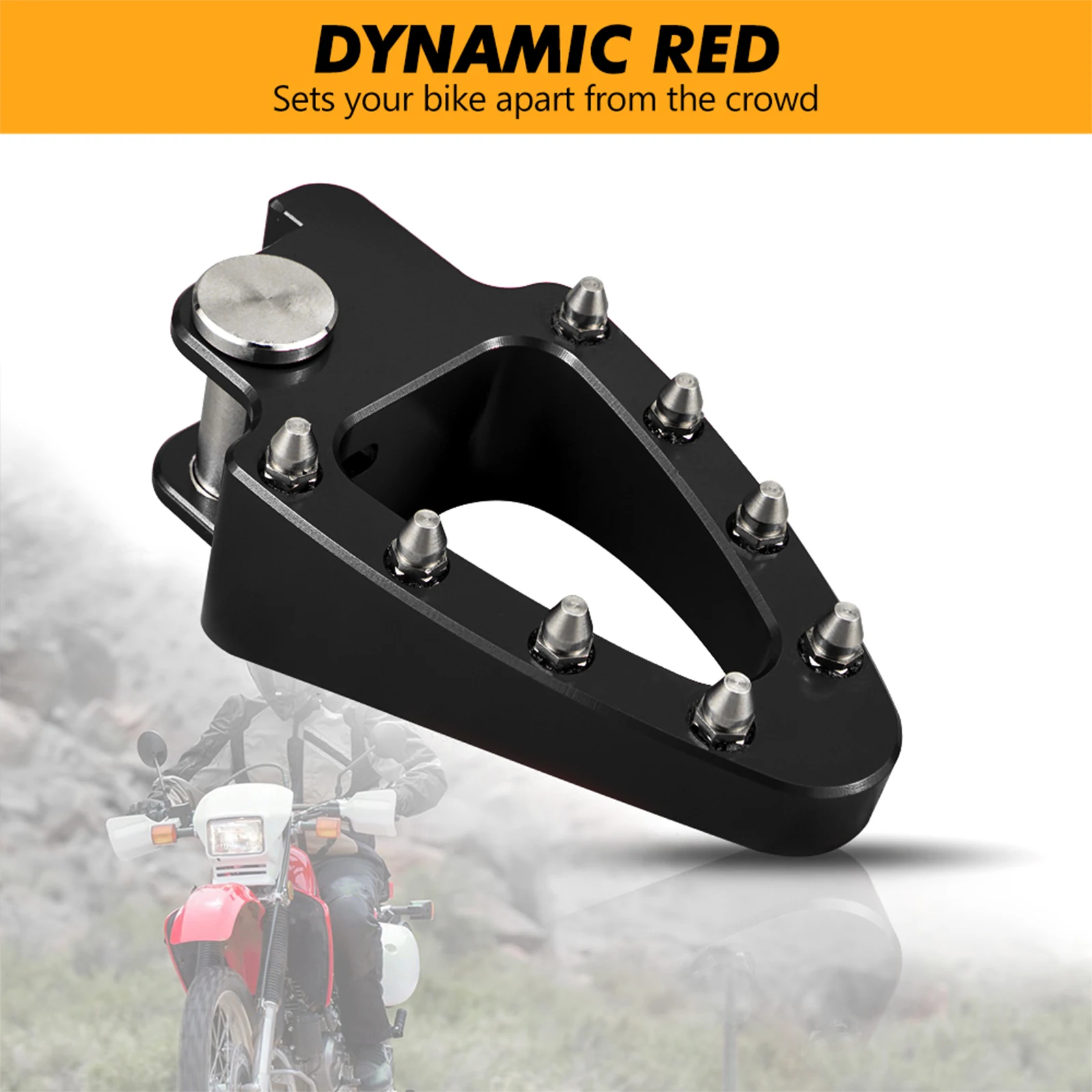 NICECNC For Honda XR650L XR 650 L 1993-2025 2025 2024 2023 XR 650L Motorcycle Enlarged Brake Foot Pedal Step Tip Plate Aluminum