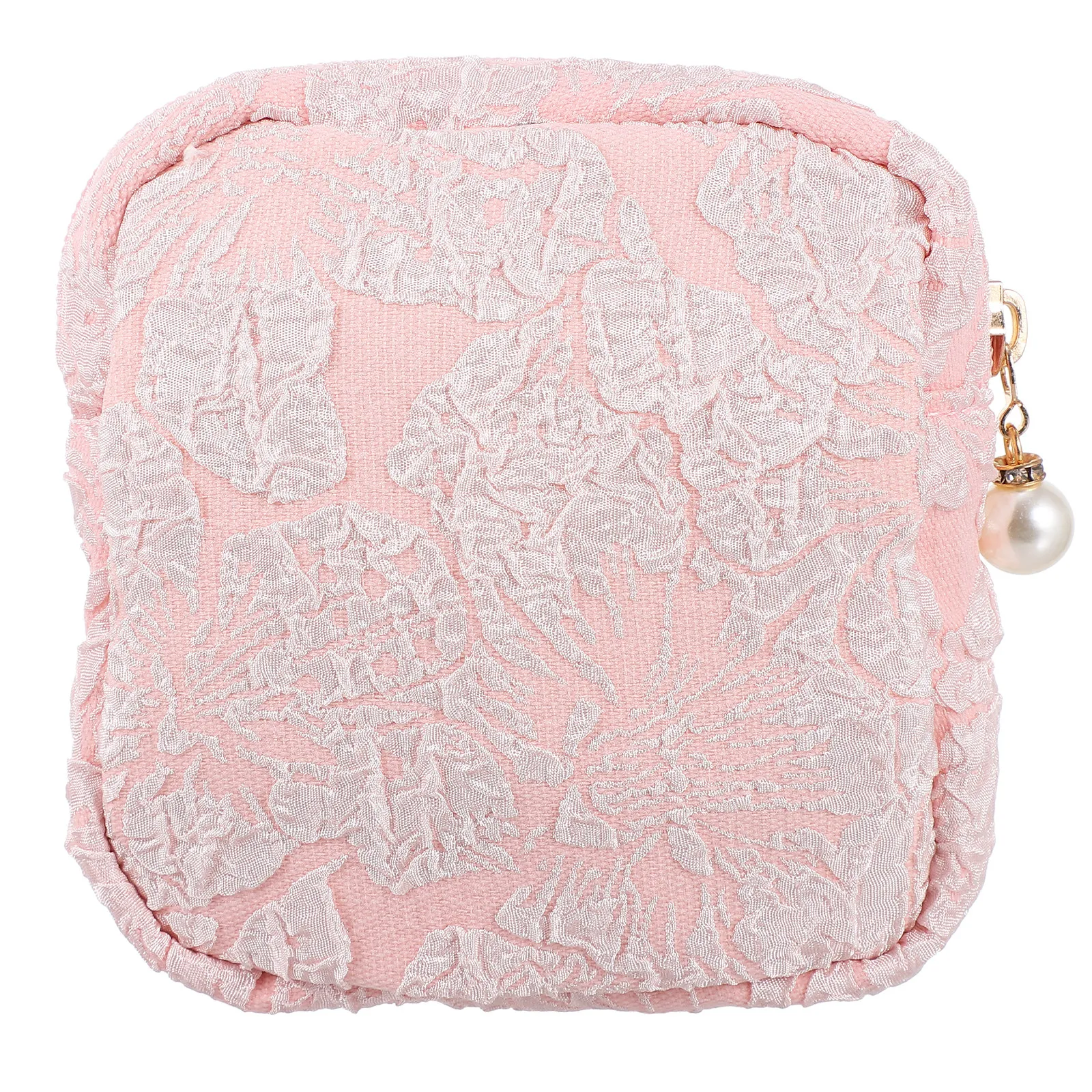 Portable Period Pouch for Sanitary Napkins Zipper Bag Delicate Makeup Organizer Multi-Function Female Accessory Storage