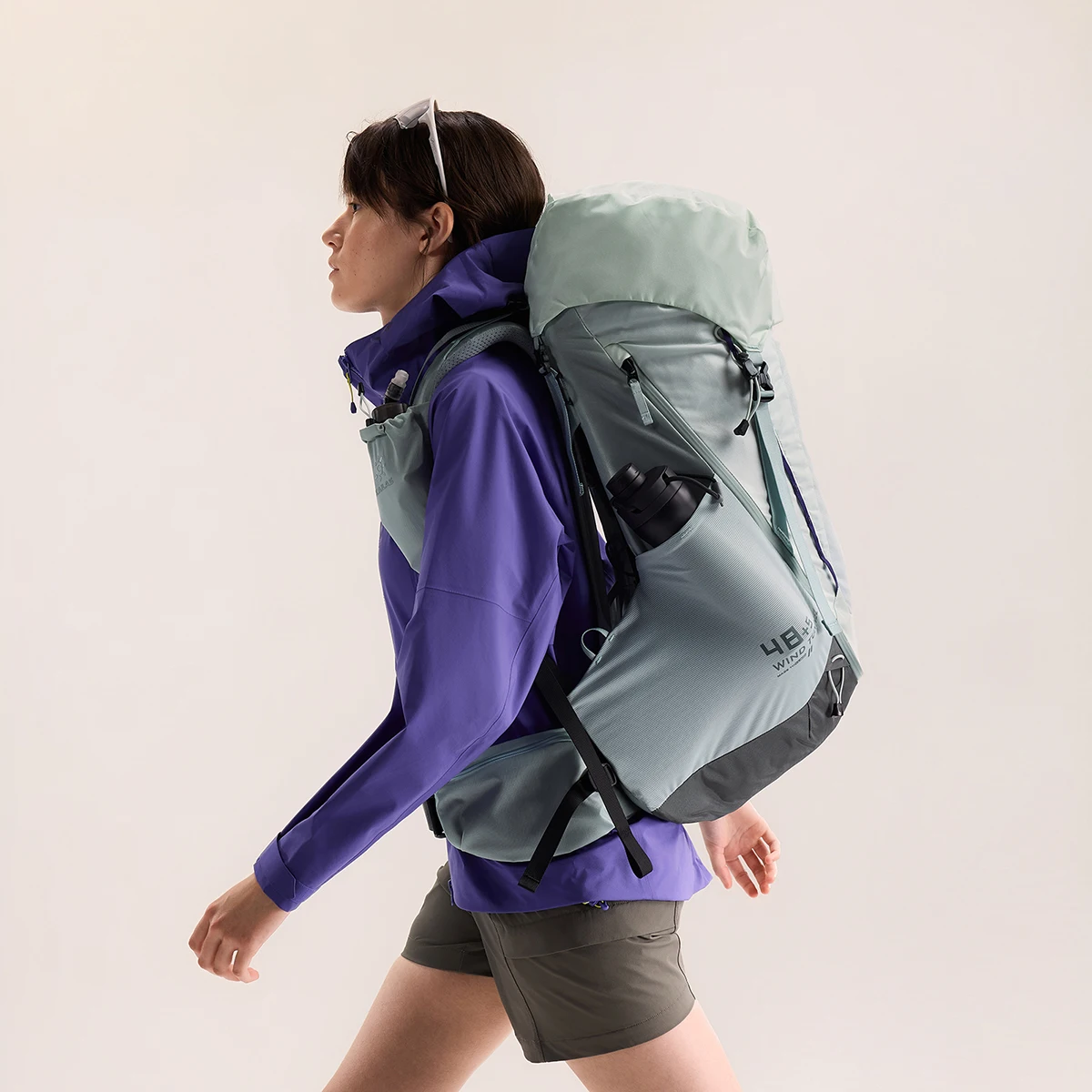 KAILAS 2026 Wind Tunnel 48+5L Cordura Lightweight Hiking Backpack With Rain Cover KA2653012