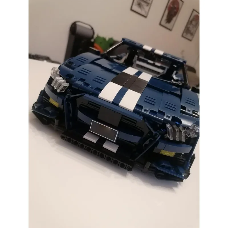 MOC-72742 elektrische rc supercar gt500 montage spleißen baustein modell • 2170 baustein teile kinder geburtstags spielzeug geschenk