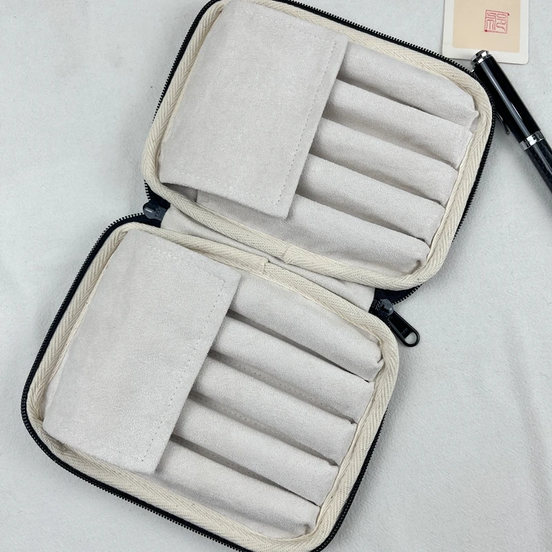 Portable Large Capacity Pencil Case With Zipper, Pen Bag, Premium, Original, Custom Fabric, 10 Holes  Pen Bag SIZE 17X13CM