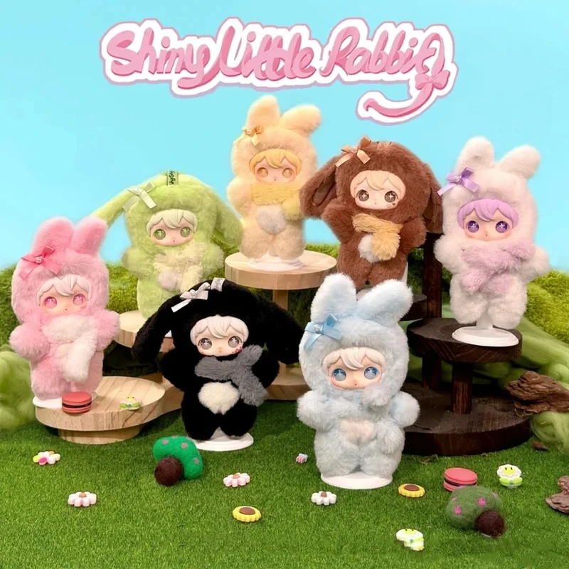 

Виниловая слепая коробка Ayor Toys Rabbit Shining - модная игровая подвеска, милая семейная серия Shyshyshy, коллекционная коллекция для девочек, подарок на день рождения