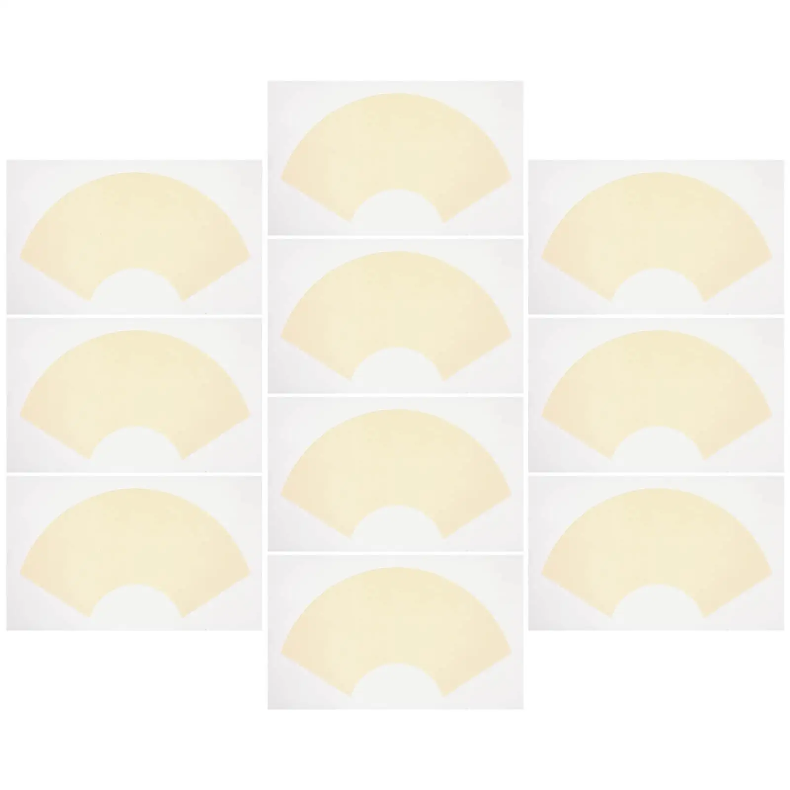 

10 Pcs Fan Cardboard Rice Paper Craft Chinese Style Calligraphy Practice Large Drawing Other Canvas