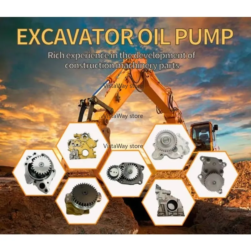 2335220 233-5220 مضخة زيت C10 C12 C13 مضخة زيت محرك الديزل