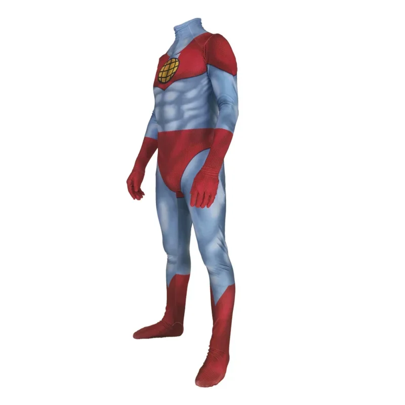 Cosbao Captain Planet and The Planeteers Zentai Cosplay Costume Skin Adults Kids Bodysuit Halloween Jumpsuit