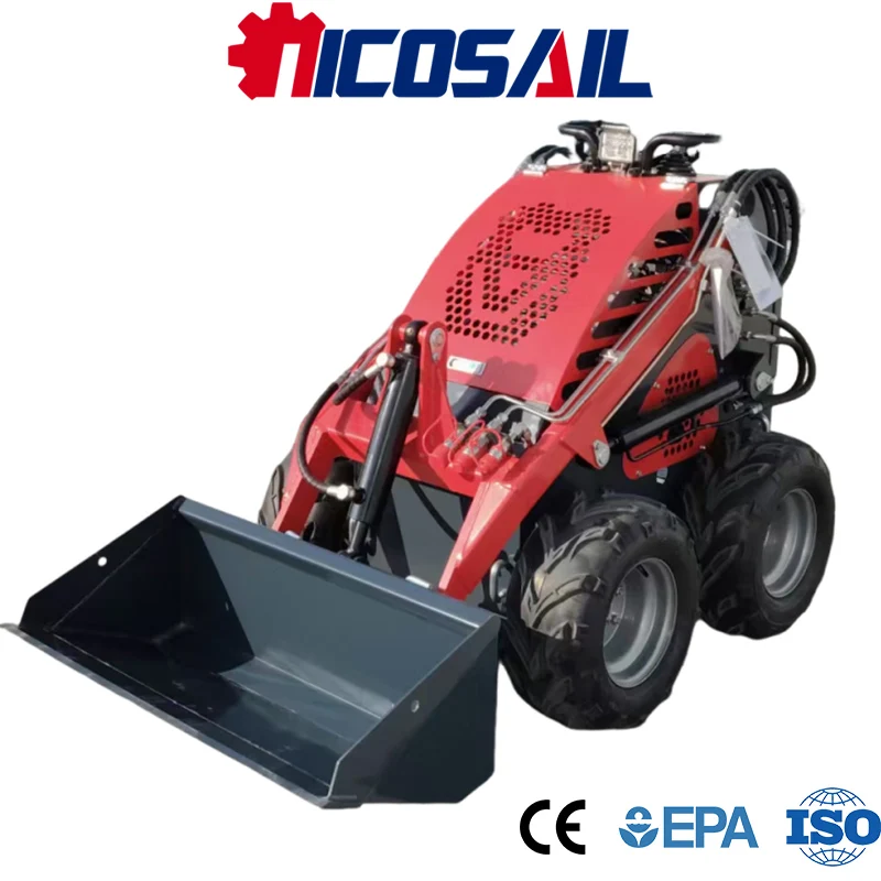 

Nicosail 380E Mini Skid Steer Loader Euro 5 CE Certified Hot Sale Compact Hydraulic Loader for Farm Garden