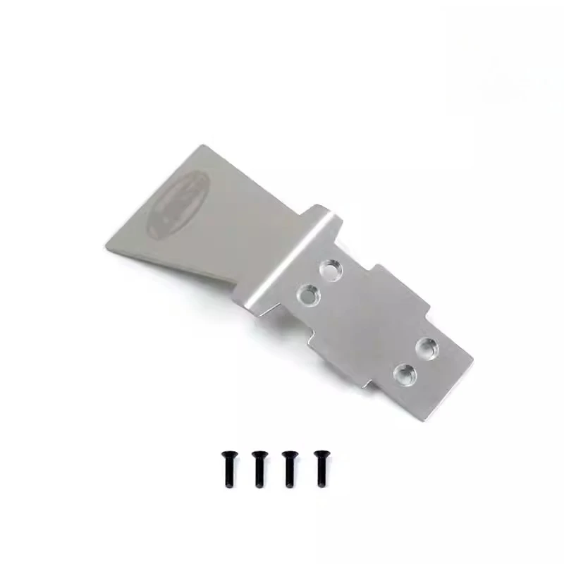 Vordere und hintere Stoßstangenschutz- und Chassispanzerplatte aus Edelstahl für LOSI 1/10 BAJA REY V2 und Mini Rey.