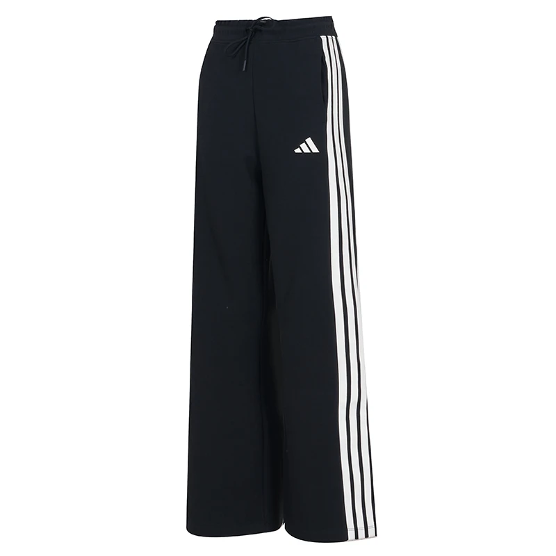 

Adidas Women's Sports Pants, Knitted, Loose, Casual Pants, Fashionable, Breathable, Straight-Leg Long Pants Kc0046