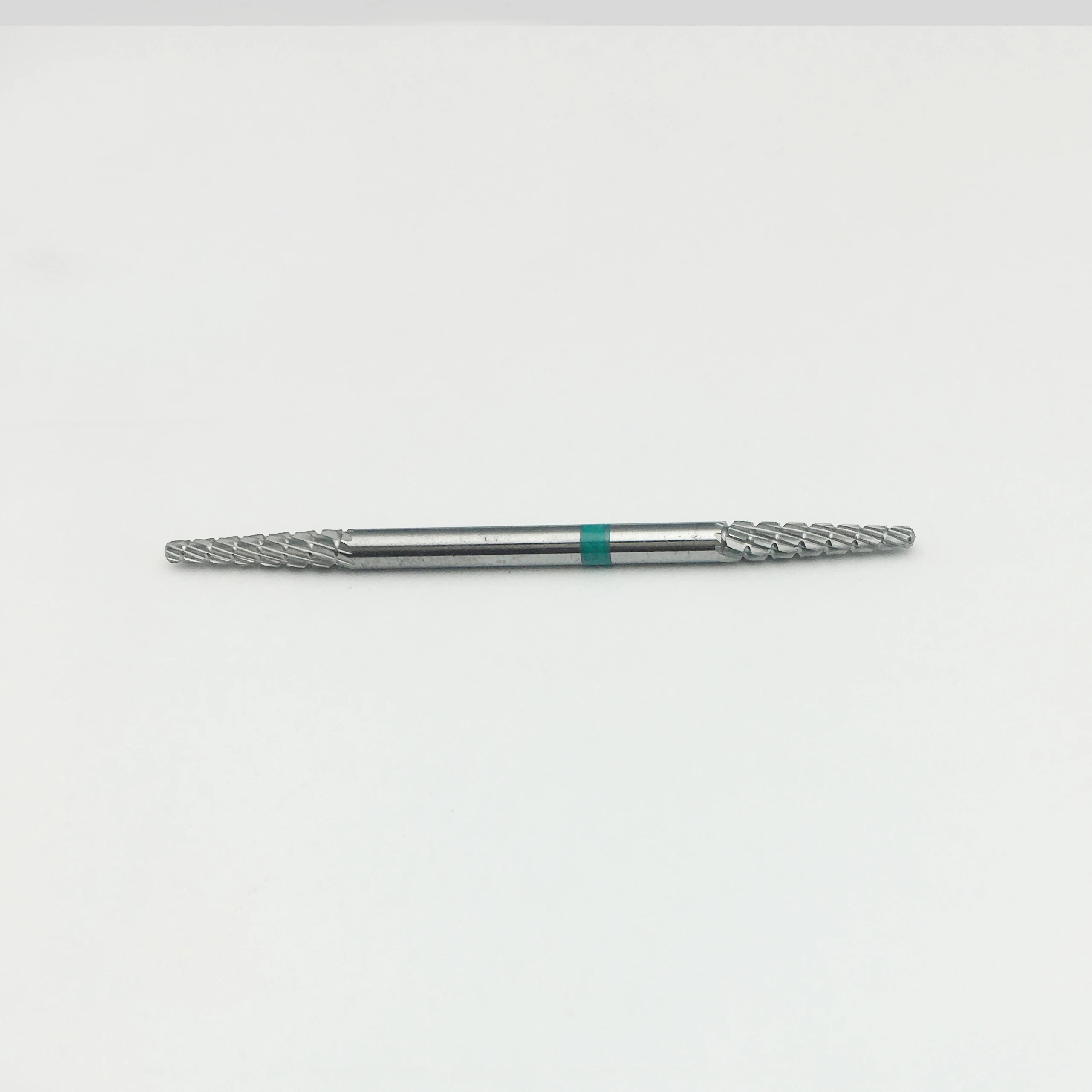 Brocas elétricas de manicure de carboneto de lado duplo, fresa, aparelho de rebarbas, lixas de unhas, ferramentas de pedicure, 1 peça