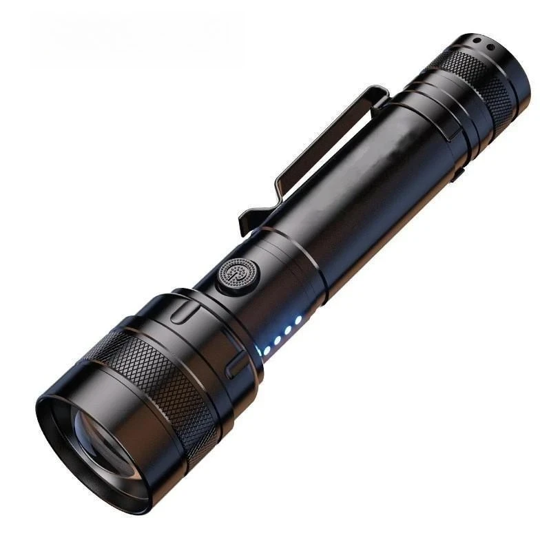 سبائك الألومنيوم الصغيرة القلم كليب مصباح يدوي شحن LED مصباح يدوي للتكبير المنزلية ضوء قوي ضوء الطوارئ الصغيرة بالجملة الحد الأدنى من مصباح يدوي التخييم مصباح يدوي مصباح يدوي الطوارئ المنزلية