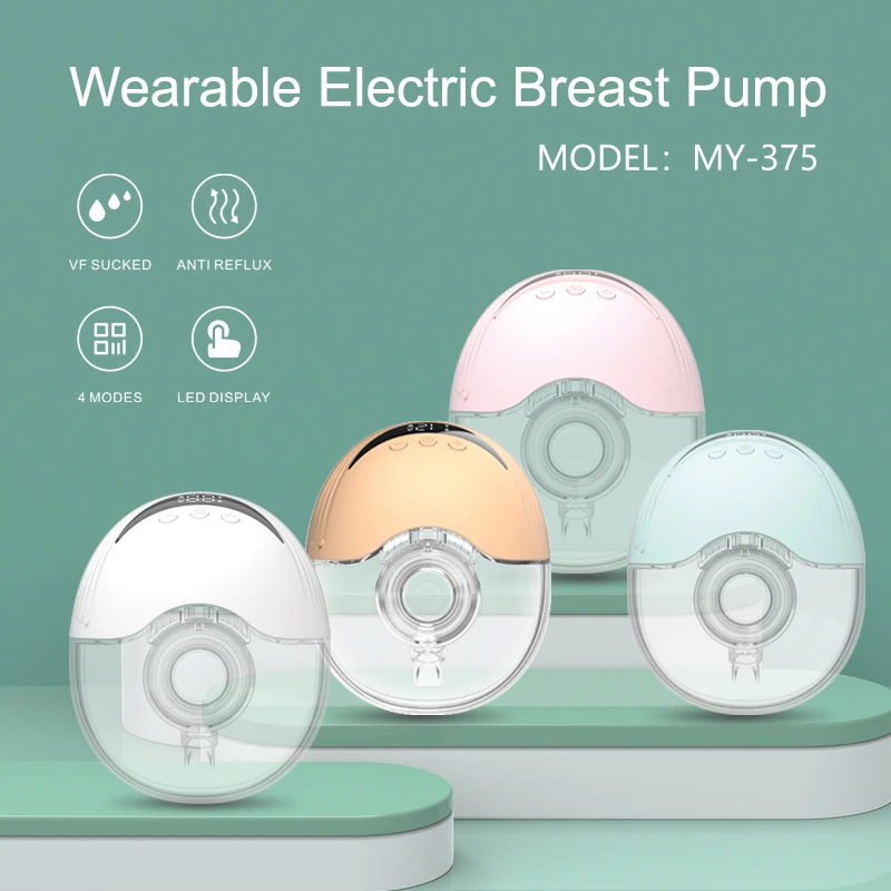 

Portable Hands-Free Baby Breastfeeding Pump USB Rechargeable Breastfeeding Wearable Breast Pump