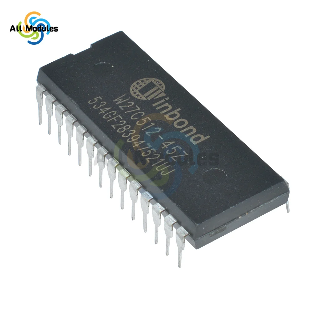 IC Chips W27C512 W27C512-45Z 28DIP IC EEPROM 512KBIT Original Integrated Circuits