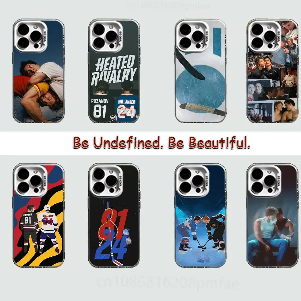 

H-Heated R-Rivalry White Shockproof Phone Case For iPhone 17,16,15,14,13,12,11,Pro,XS,Max,Plus,Mini,SE