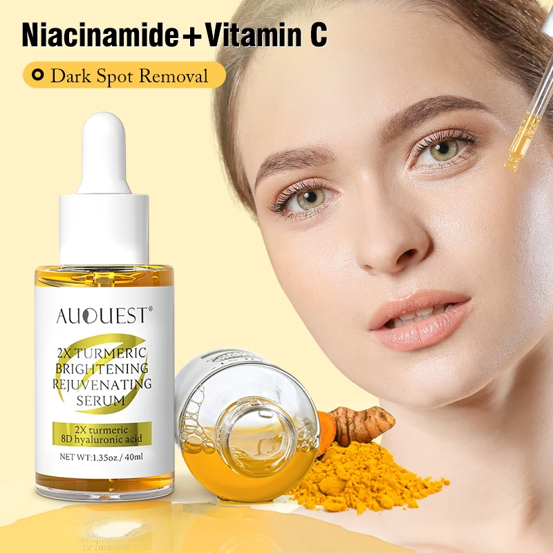 Niacinamide Face Serum Vitamin C Whitening Dark Spot Remover Serum Hyaluronic Acid Moisturizing Essence Facial Skin Care 40ml