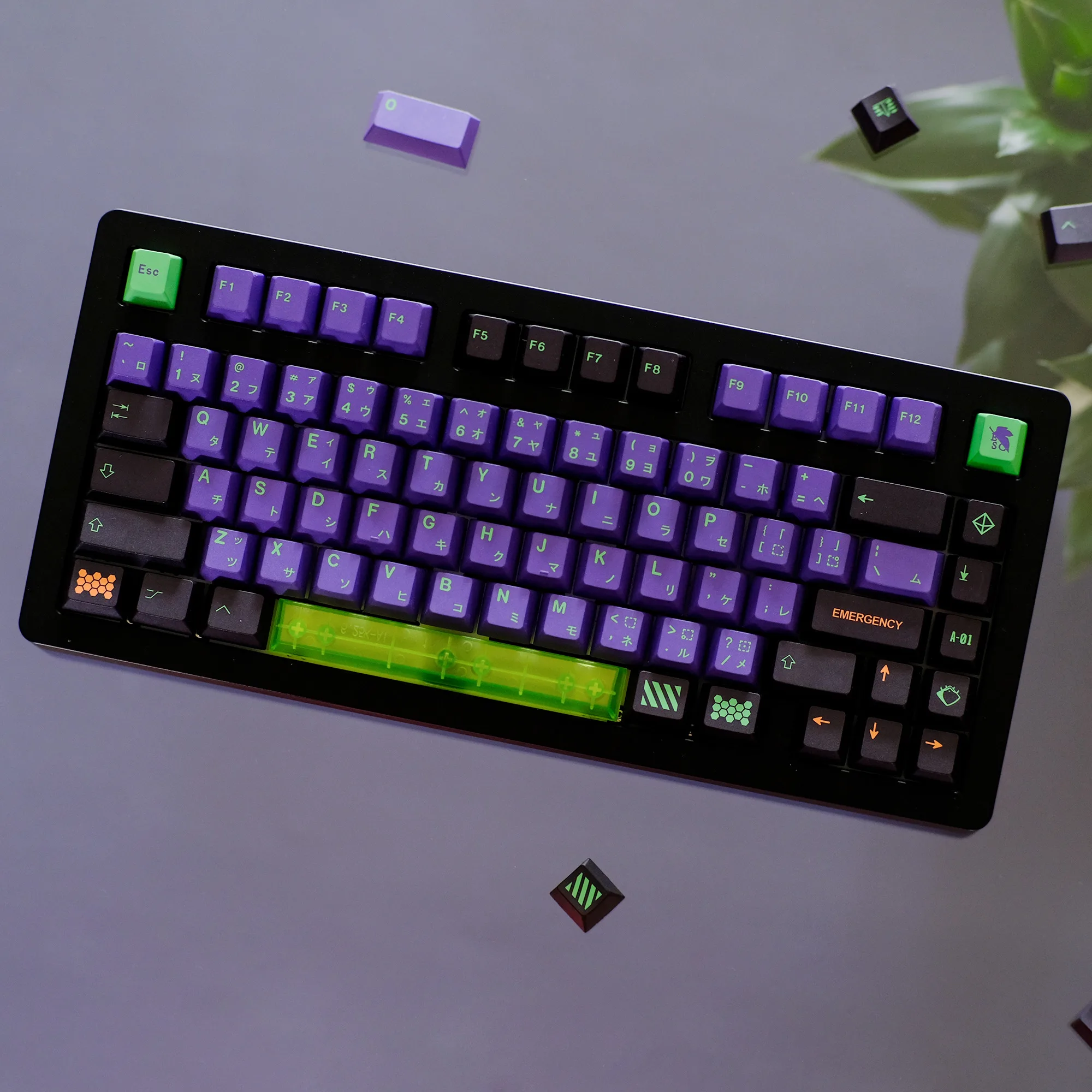 Imagem -03 - Gmk Mecha Eva Keycaps Teclado Mecânico Perfil Cereja Interruptor mx Pbt Sublimação de Corante 129 Chaves