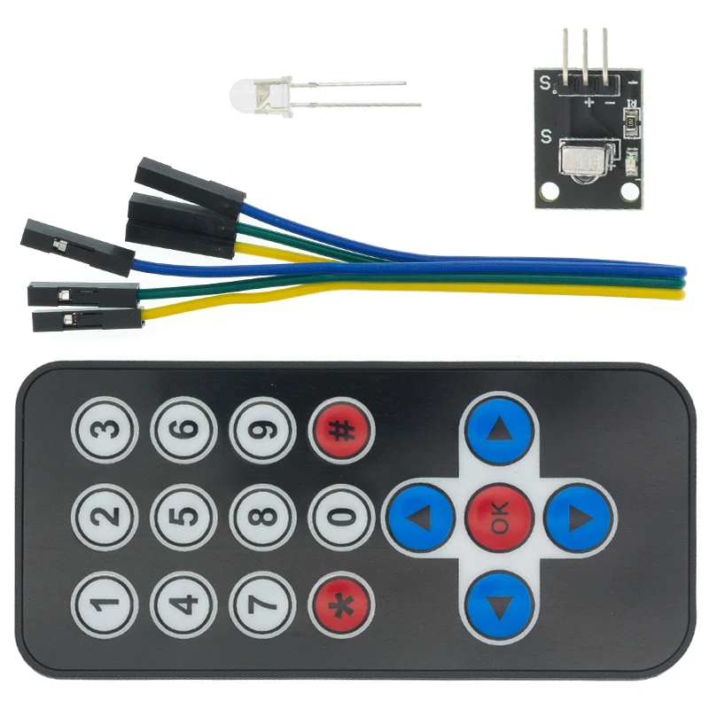 Infrared IR Wireless Remote Control Module Kits DIY Kit HX1838 For Arduino Raspberry Pi YANXD