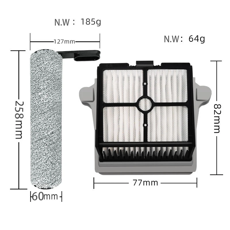 Rolo Escova Filtro Hepa Para Tinoco Piso One 3.0 Sem Fio Wet Dry Aspirador Peças Acessórios de reposição