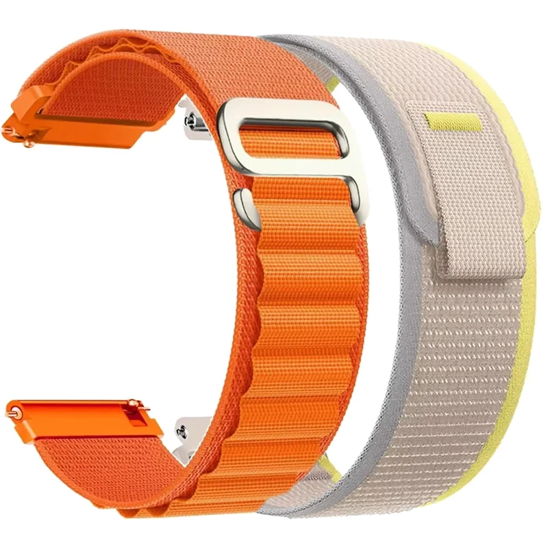 Nylon Bands for HaiWei Galaxy Watch 7 6 5 4 40mm 44mm Classic/Active/Gear S3 Frontier 20mm 22mm Sport Loop Strap Amazfit GTS 3 4