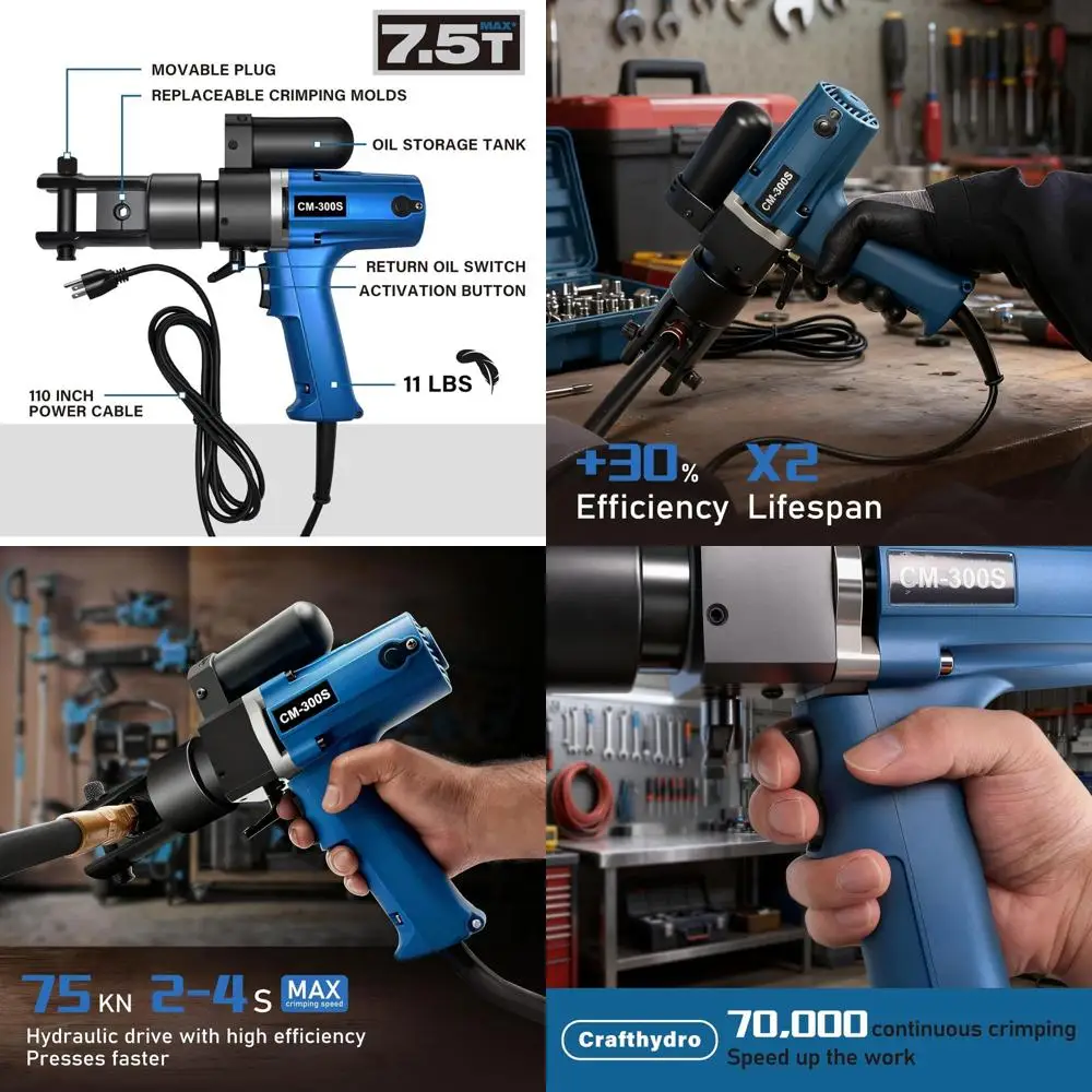 7.5 Ton 15-Die Hydr…