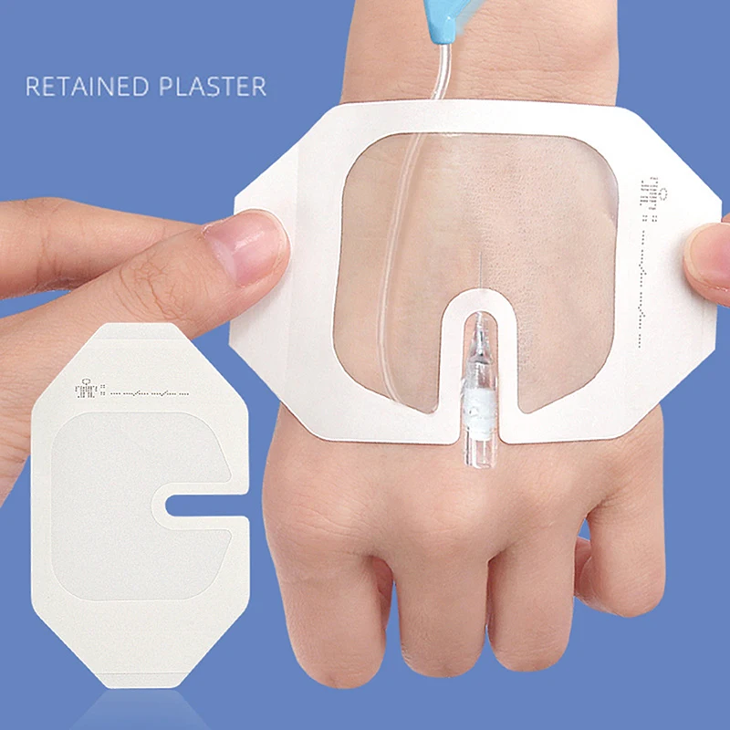 

PU Transparent Visible Waterproof Dressing Tape Octagonal Invisible Sticker Indwelling Needle Duct Fixed Patch