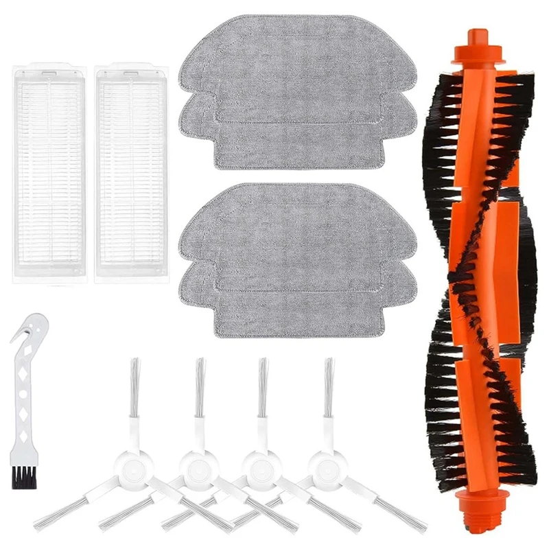 Voor Xiaomi Mi Robot Vacuüm Mop 2S/Mop Pro/Mop P/Robot Vacuüm S12/S10 EU/STYJ02YM Belangrijkste Zijborstel Hepa Filter Mop Doek