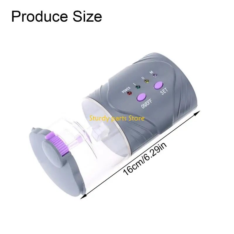 97QC Automatic Fish Feeder Aquariums ภาชนะบรรจุอาหารพร้อมตัวจับเวลาและโหมดสำหรับ Fishtanks