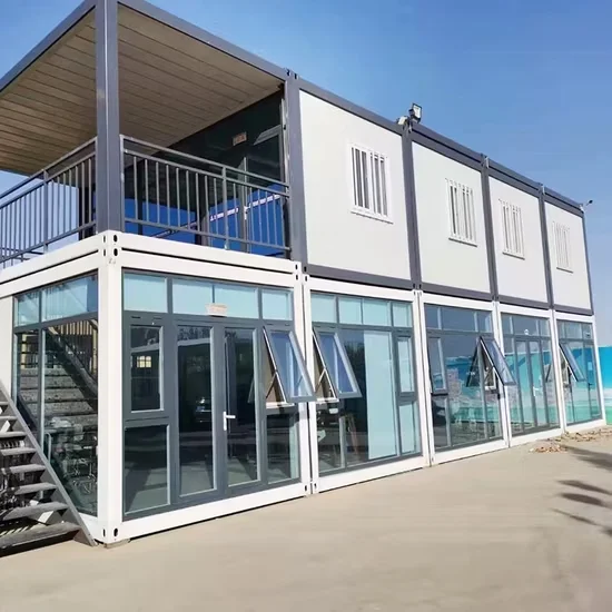 China Manufacturer 30ft Prefabricated Container House 3 Bedroom Folding Villa Light Steel Frame Hotel Project / Family Residence