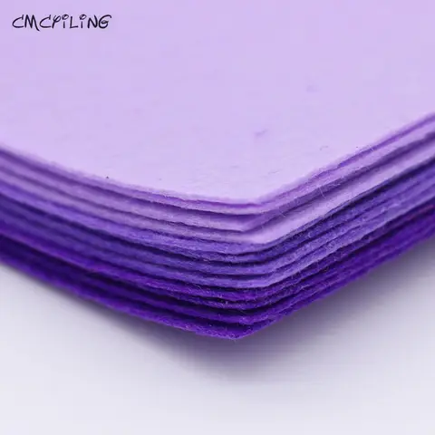 바느질 작업용 펠트 원단, DIY 바느질, 수제 펠트 원단, Fieltro, Feltro, 부직포 콜스, 라벤더, 보라색, 1 mm 두께